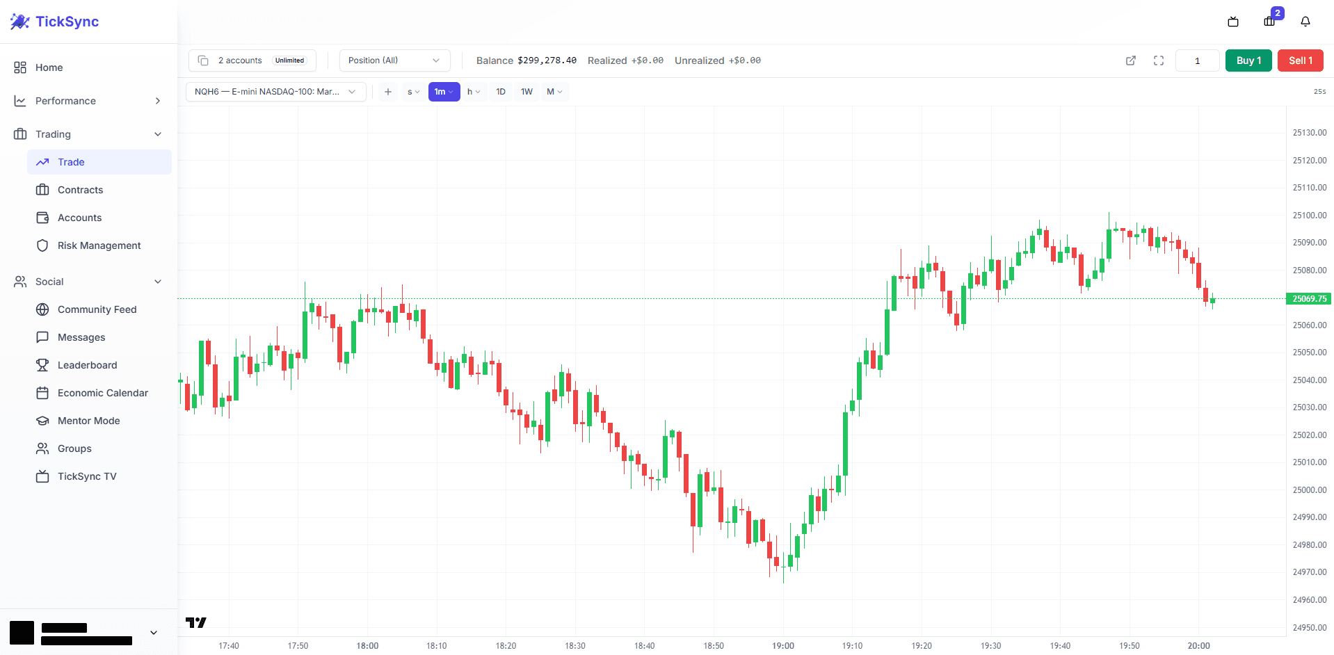 TickSync Trading Preview
